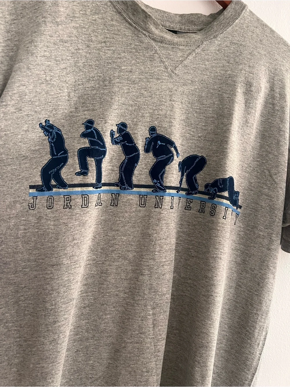 Vintage Nike Air Jordan University T-shirt Stitched Graphic Men’s Medium RARE